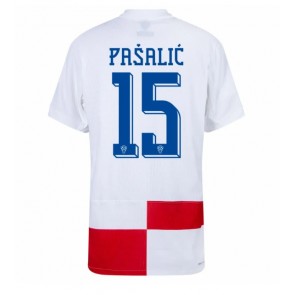 Kroatien Mario Pasalic #15 Hemmatröja EM 2024 Kortärmad